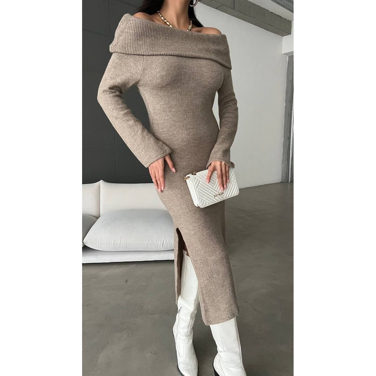 Robe Col Bateau Taille 34 à 40